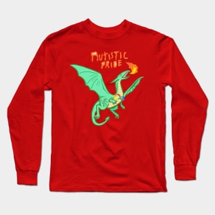 Autistic Pride Dragon Long Sleeve T-Shirt